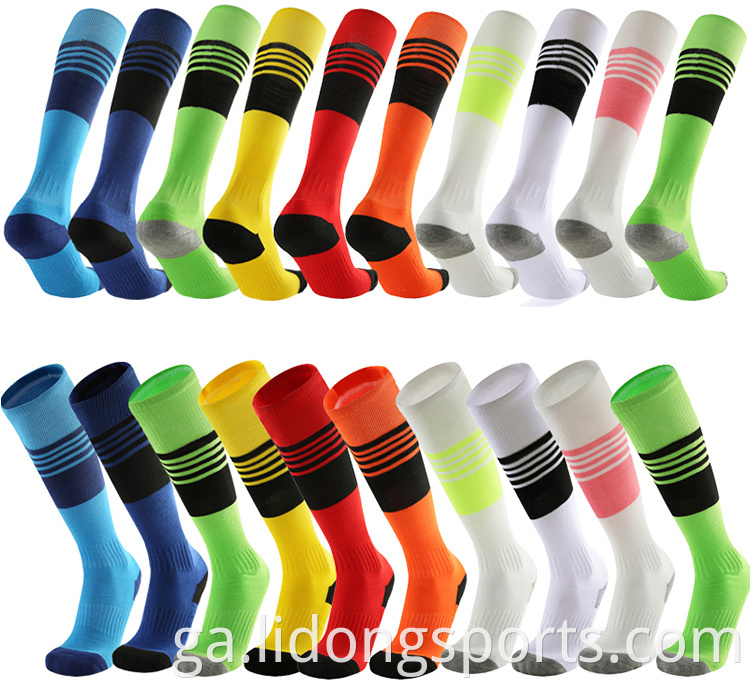 Stocaí Sacair Soccer Socks Socks Socks Socks Spóirt Mórdhíola Socks Socks Mens OEM Rith Stocaí Rothaíochta Lúthchleas Gael